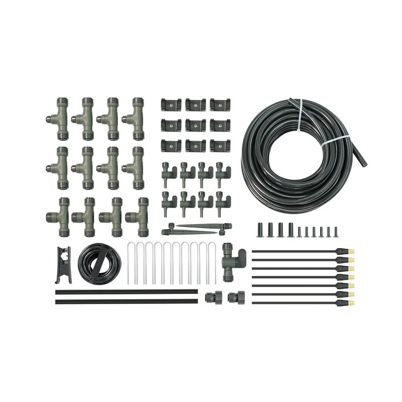 Vego Garden Irrigation Kit - Drip Irrigation System for Raised Garden Beds, Efficient Watering Solution for Vegetables, Flowers, and Plants, Easy DIY Installation (Small) - Image 1